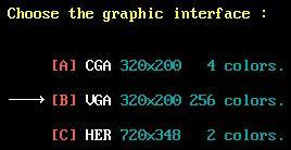 Games graphic mode