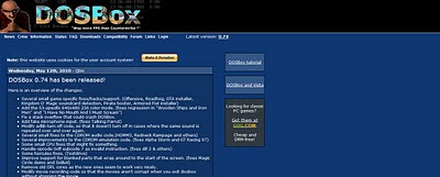Dosbox homepage