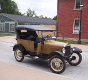 Ford Model T, 1927, regarded as the first affordable automobile