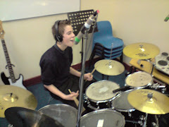 Matt on drums