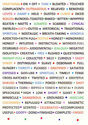 Personal Feeling Words Feb 20,