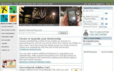 This it seems is an Internet treasure hunt which kicked off on May one 2000, I myself had never heard of it until a good friend I chat to most days told ... This it seems is an Internet treasure hunt which kicked off on May one 2000, I myself had never heard of it until a good friend I chat to most days told ...