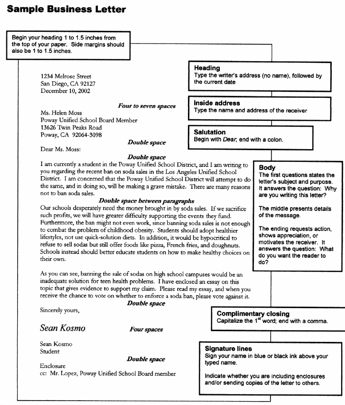 formal letter writing template formal letter sample. formal letter writing template