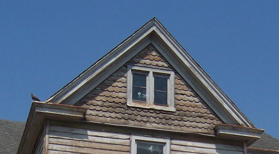 2012 Barton Avenue Historic Rehab Asphalt Siding Removed