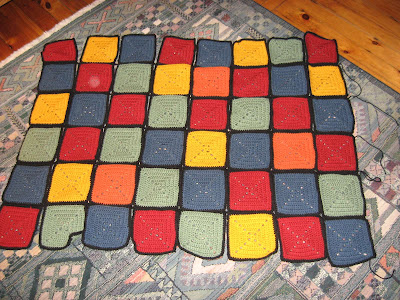 Colorful Granny Afghan