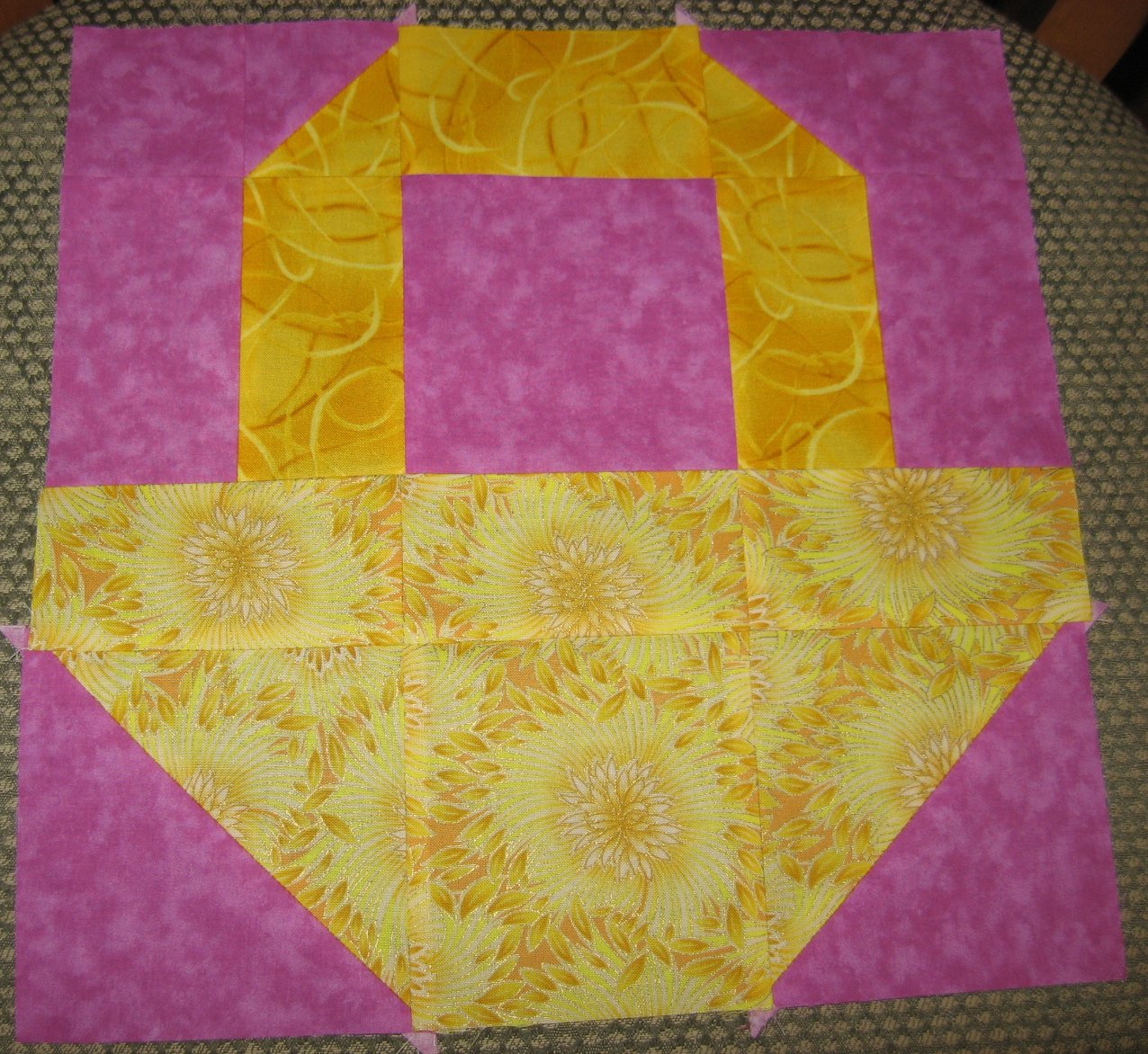 Hooked on Needles: Layer Cake Quilt-Along Block 3