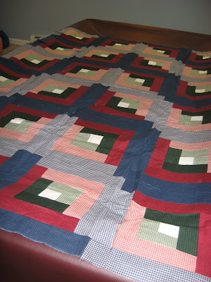 Log Cabin Quilt Top