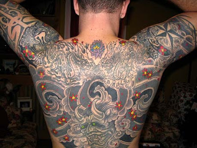 Tattoos Virgo on Image Of Full Back Japanese Tattoo