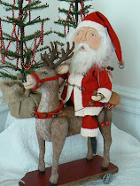 Santa on Reindeer Pull Toy