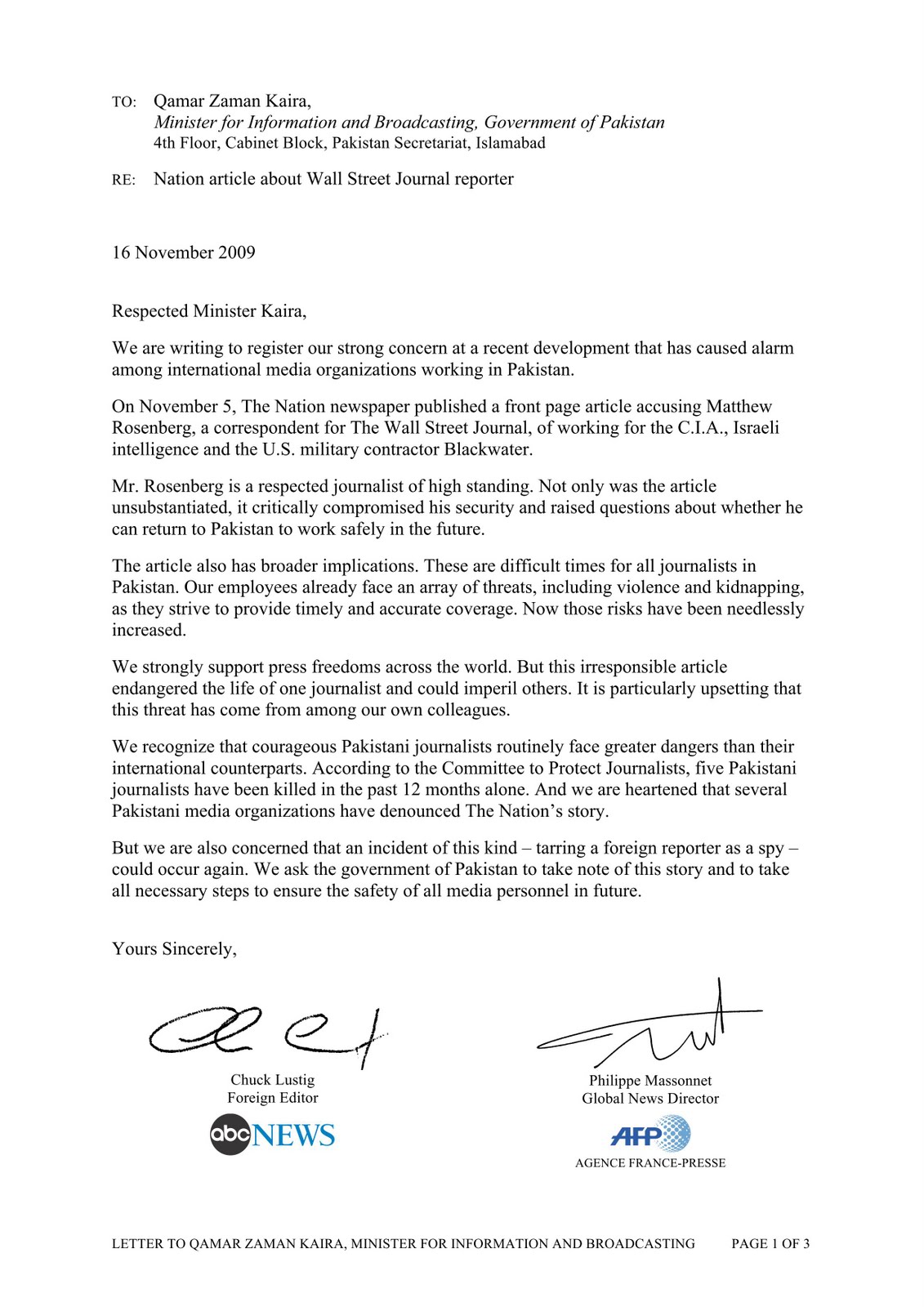 Letter Heading Examples