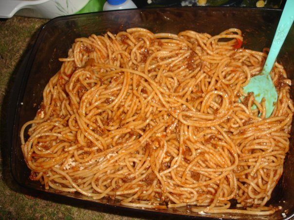 Country spaghetti recipes with hamburger only