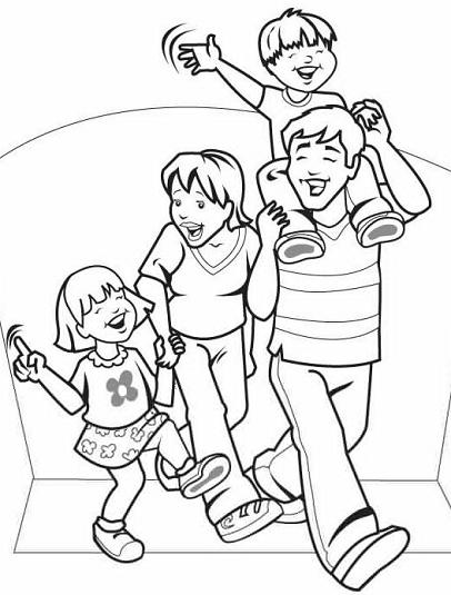 Familia nuclear para colorear en grande - Imagui Familia nuclear para colorear en grande - Imagui
