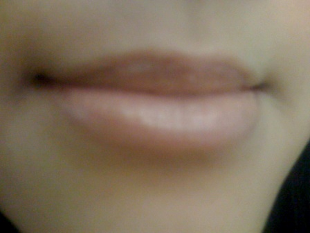  my lips since I have pigmented lips, so I had to put concealer under it.