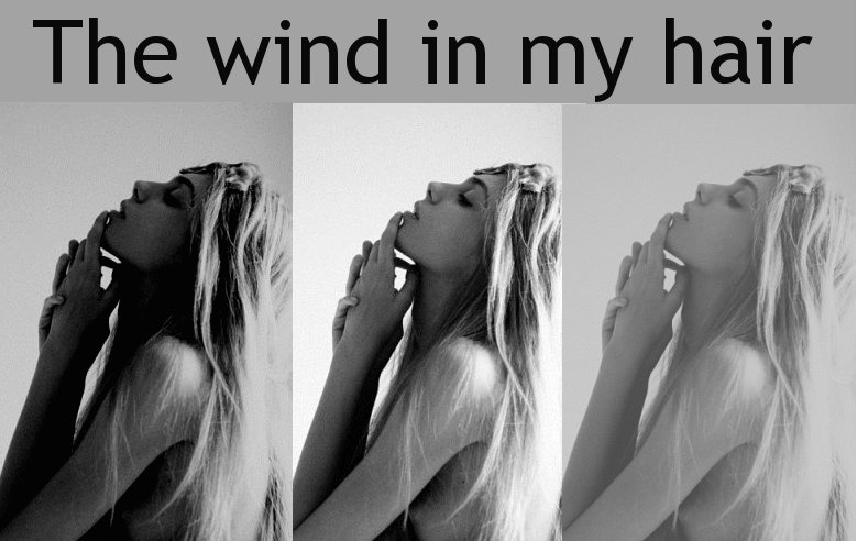 The wind in my hair