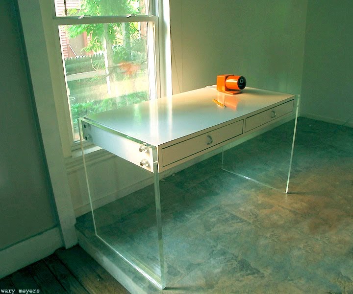 Wary Meyers Lucite desk