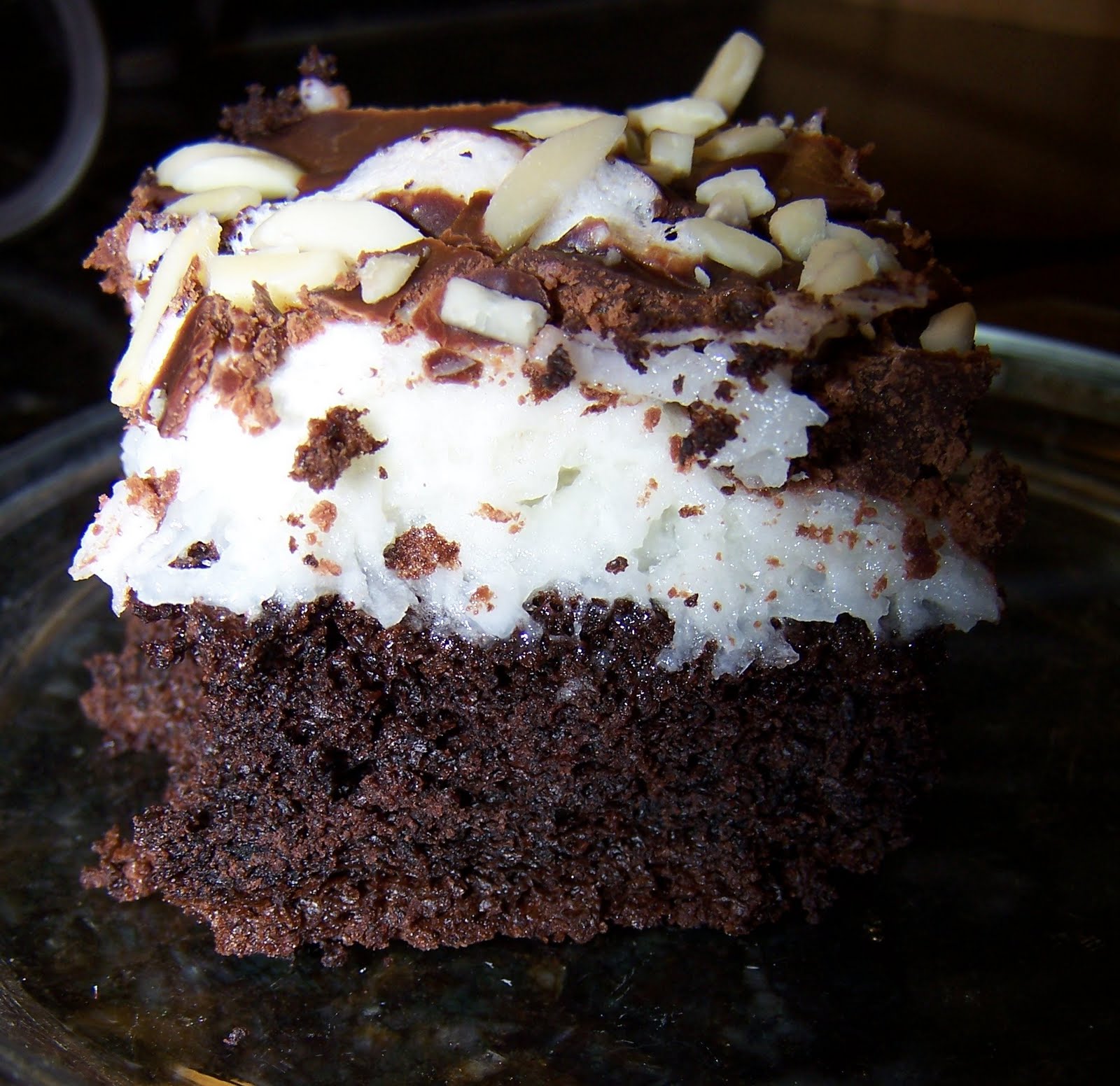 keeperoftheskieswife Almond Joy Cake