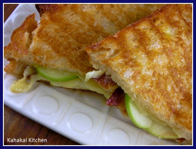 Kahakai Kitchen Gruyère Apple Grilled Cheese with Bacon A Crunchy