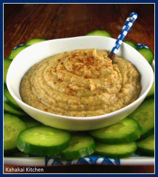 Kahakai Kitchen Giada's White Bean and Roasted Eggplant Hummus A