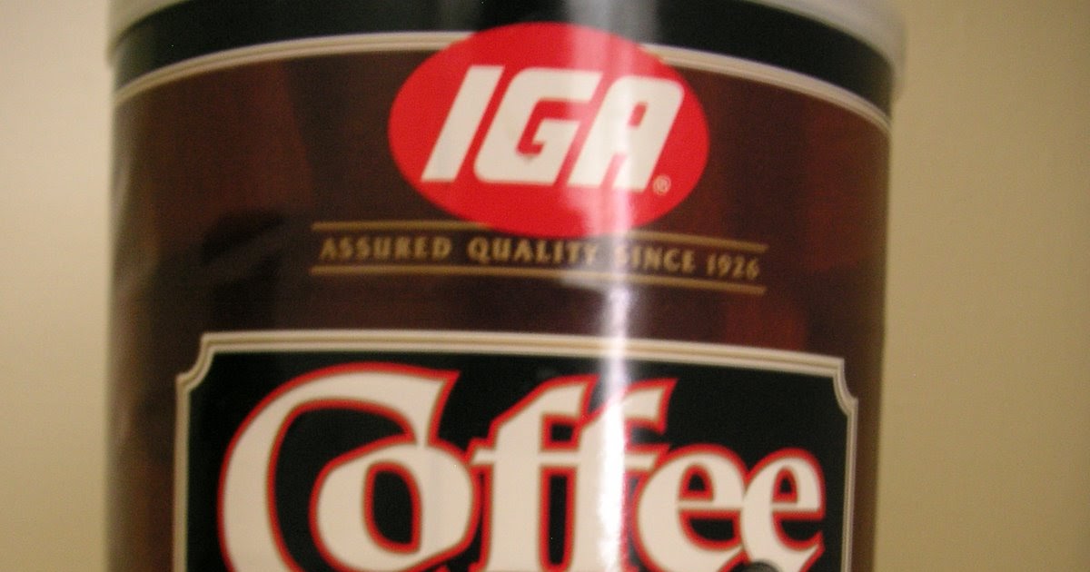 La Bloga Magnifica A Coffee Can for You (63 of 63) IGA Regular Coffee.