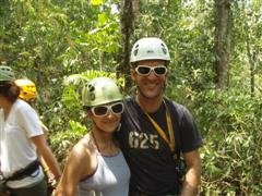 Zip lining in Puerto Vallarta