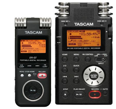 Tascam DR07 and DR100 digital