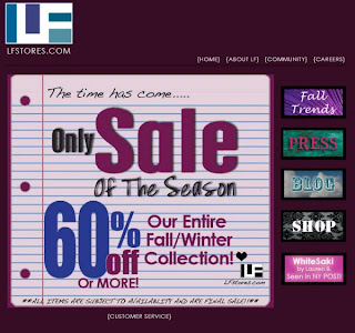 2/5 LF store on going sale - 小毛儿 - 小毛儿的博客