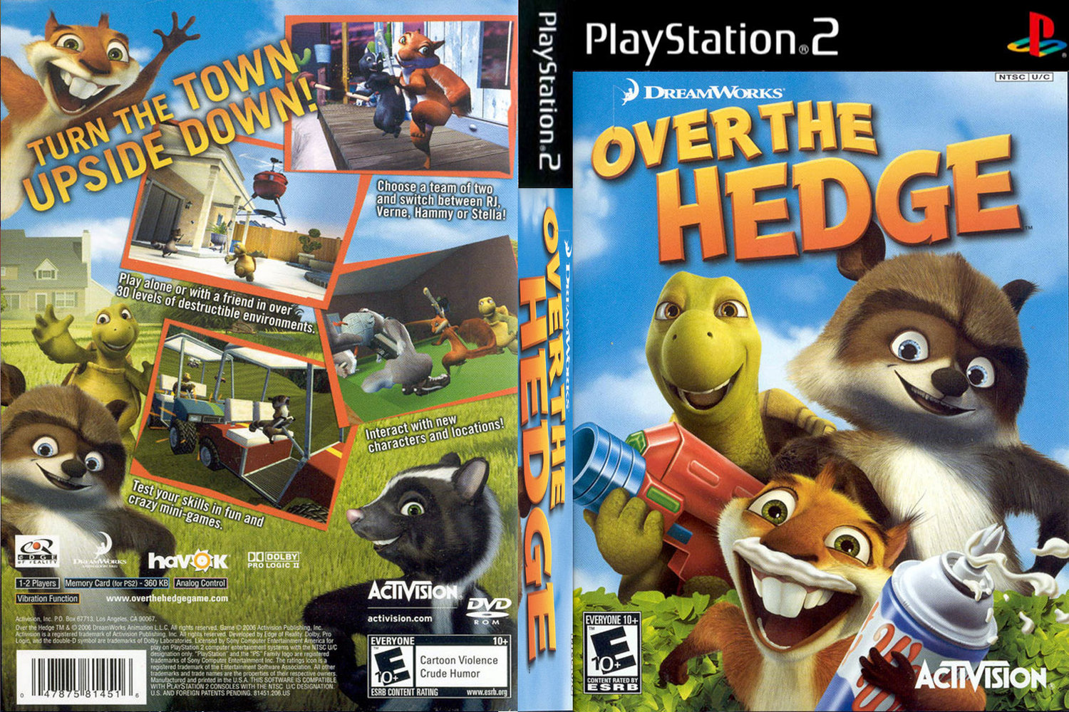 Ps 2 Over The Hedge. Iso Os Sem Florestas.Iso