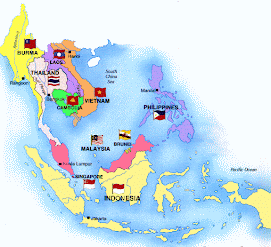 MAP OF SOUTH EAST ASIA