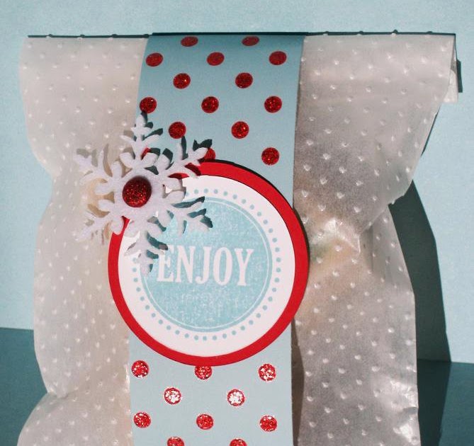 Cookie holiday inspiration bags Embellished Paper: Christmas Cookie Bags