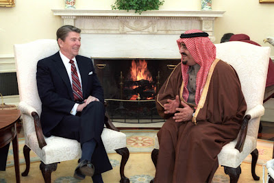Reagan y los talibanes Reagan+saudi