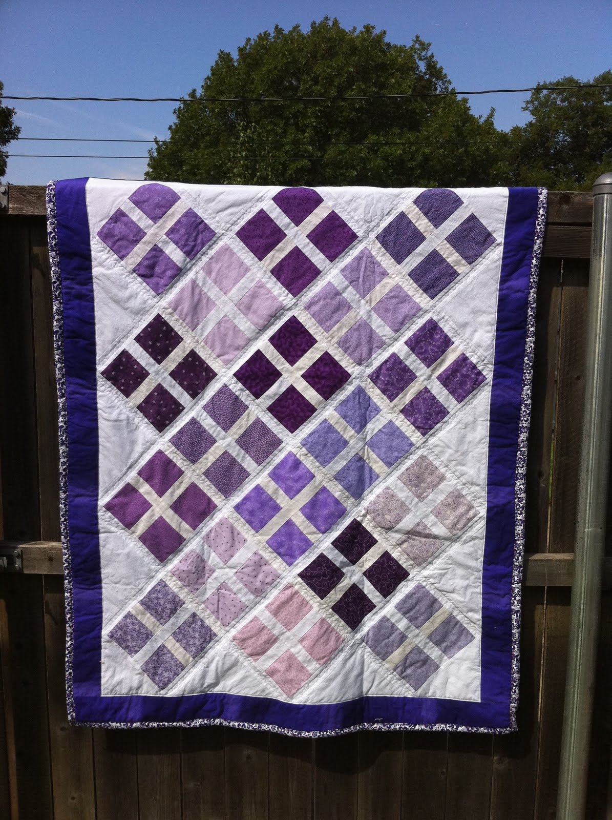 Baby Quilt Queen Ruling the Realm of Baby Quilt Patterns Purple