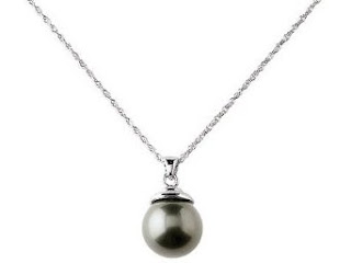 Sterling Silver Black Shell Pearl Pendant Sterling Silver Black Shell Pearl Pendant