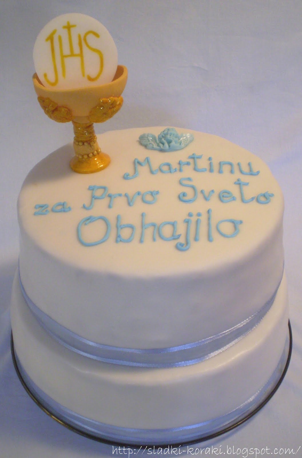 Pod tičino je čokoladna glazura