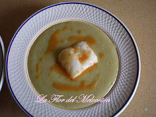 Puré De Patatas Y Puerros Con Bacalao
