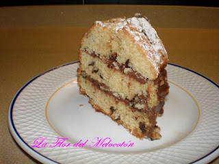 Bizcocho De Bayleys Relleno De Natilla De Chocolate
