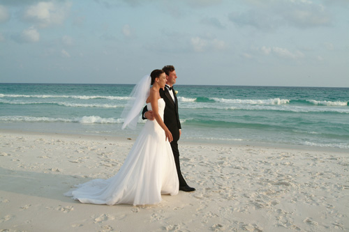 beach wedding photos 