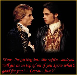 Lestat e Louis dividem caixão