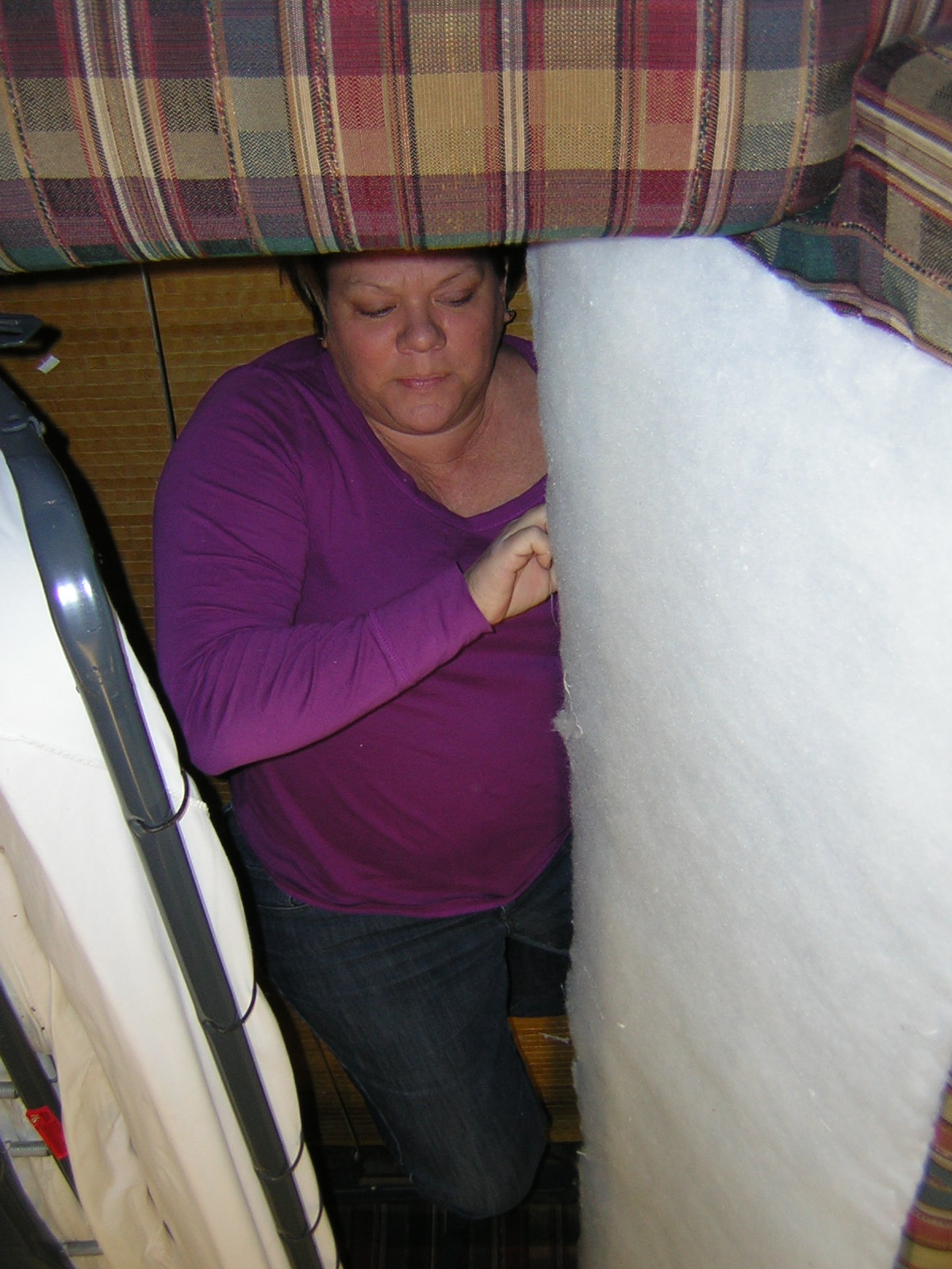 Slipcover Chic Inside A Sleeper Sofa