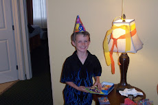jaden wearing a birthday hat at his brothers birthday!