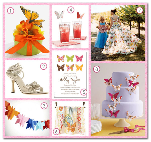 Your Wedding Support GET THE LOOK Butterfly Themed Wedding