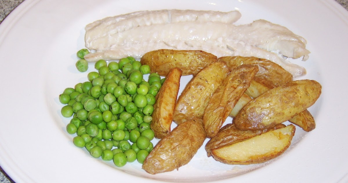 What Should I Have for Dinner Tonight? Healthy Fish, Chips and Peas