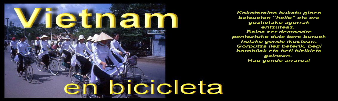 Vietnam en bici.