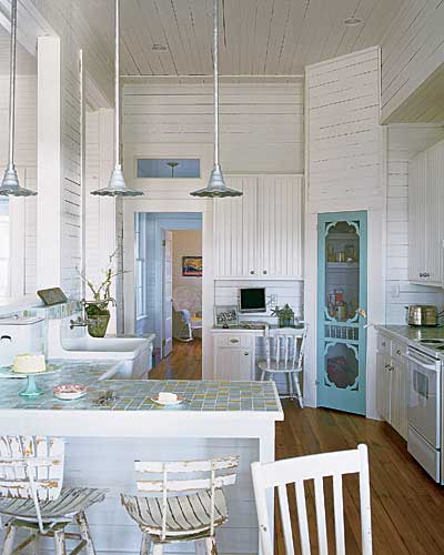 Blue Kitchen Paint