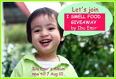 I Smell Food Giveaway by Ibu Emir