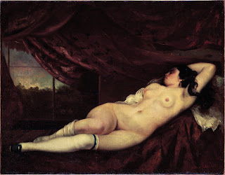 Courbet,+Reclining+Nude