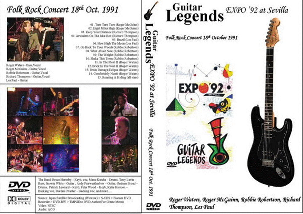 classic dvd GUITAR LEGENDS FOLK ROCK
