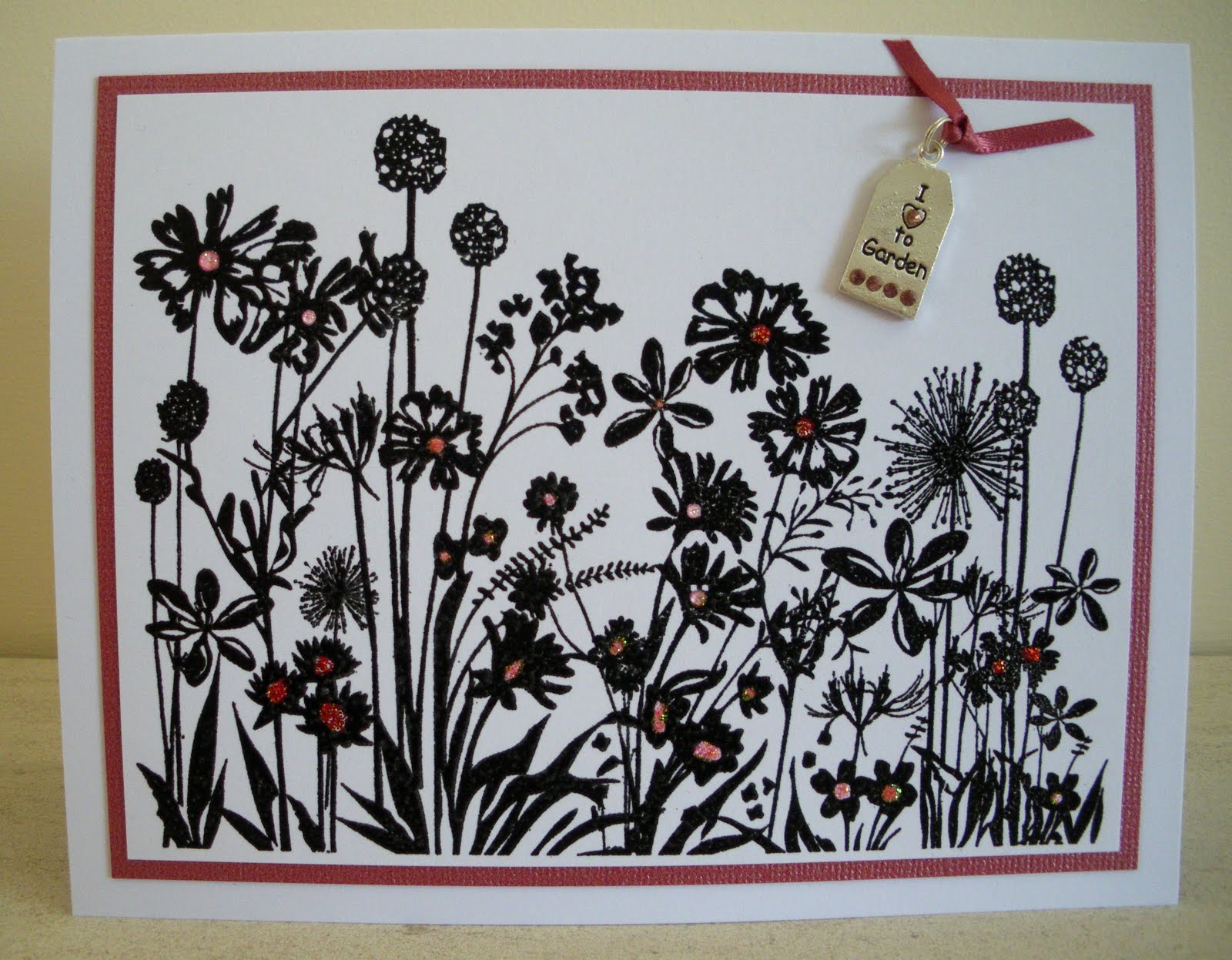 LipstickCherry Designs Large Floral Stamp