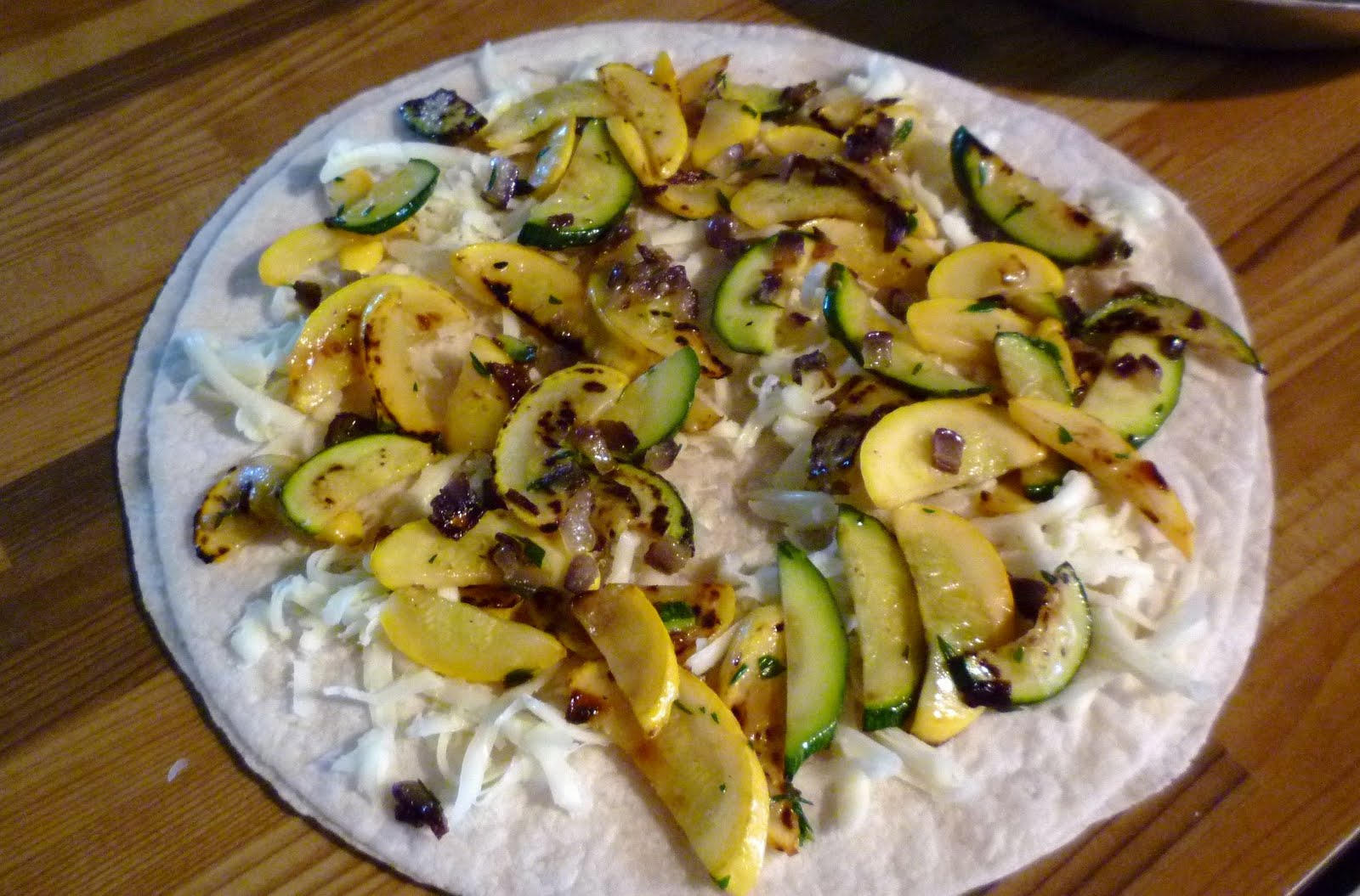For Love of the Table Zucchini Quesadillas