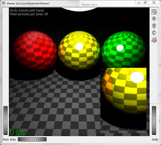Naive Path Tracing with 64 samples per pixel