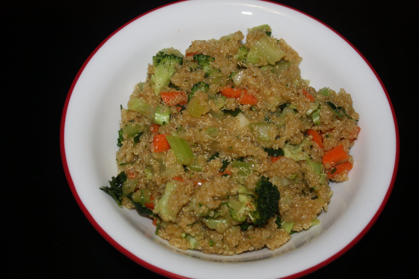 Recipes and Tips To Fight M.S. Quinoa with Carrots, Celery and Broccoli